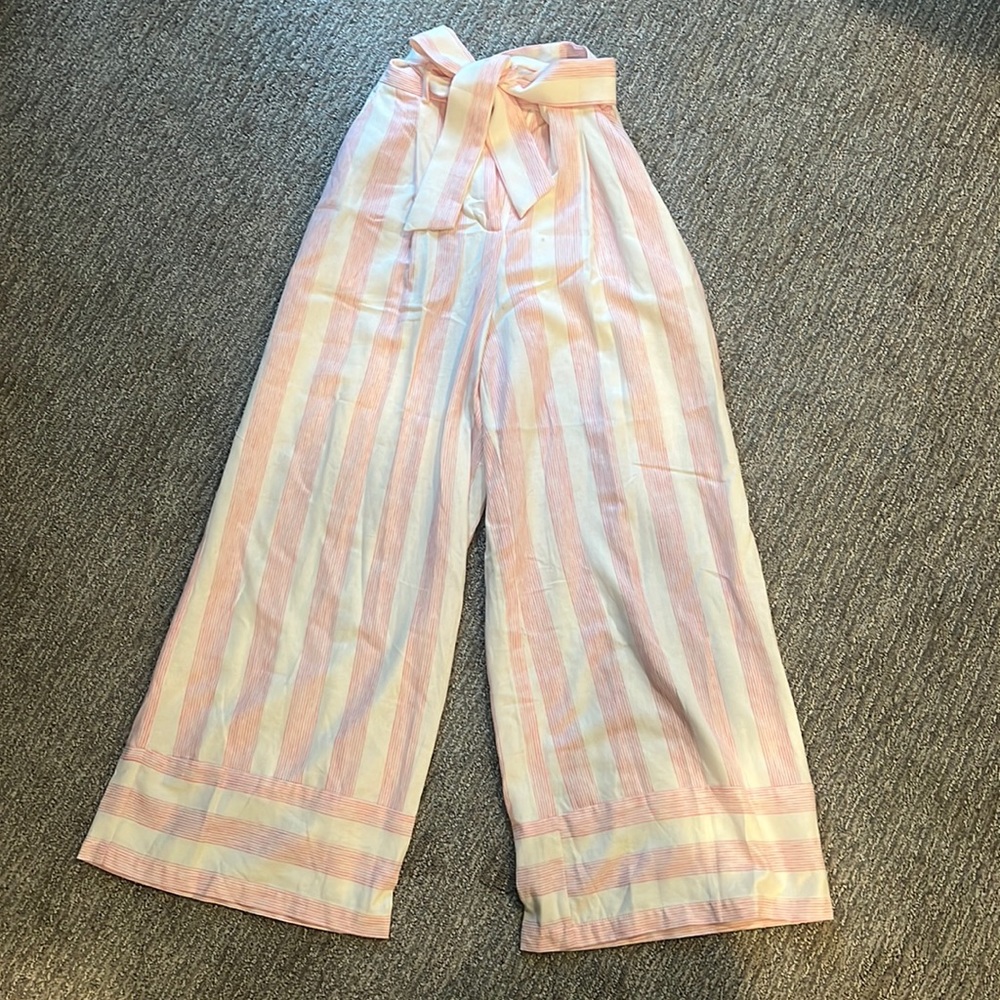 pink striped pant
